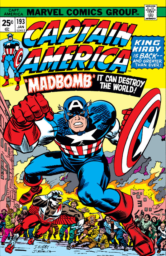 Captain America #193 CVR A Marvel 1976 FN