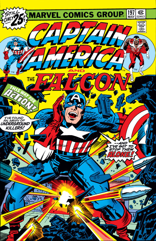 Captain America #197 CVR A Marvel 1976 FN