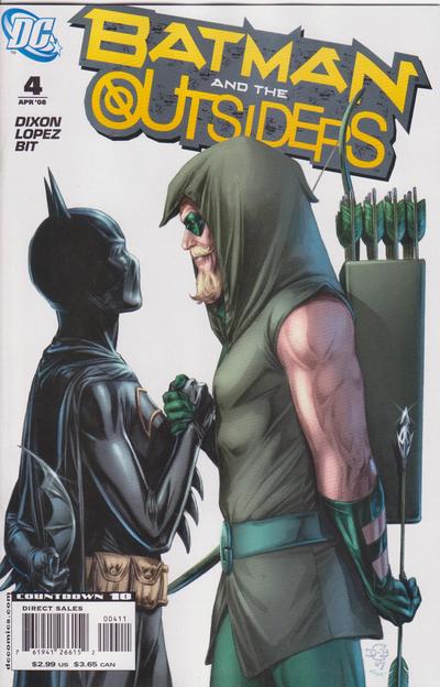 Batman and the Outsiders #4 CVR A DC Comics 2008 FN