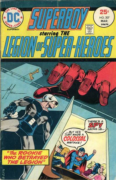 Superboy #207 CVR A DC Comics 1975 FN