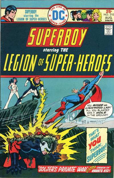 Superboy #210 CVR A DC Comics 1975 FN