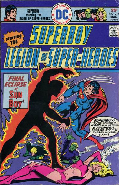Superboy #215 CVR A DC Comics 1976 FN