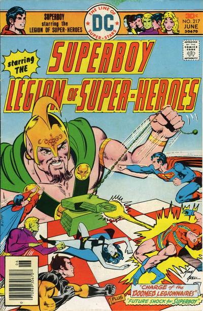 Superboy #217 CVR A DC Comics 1976 FN