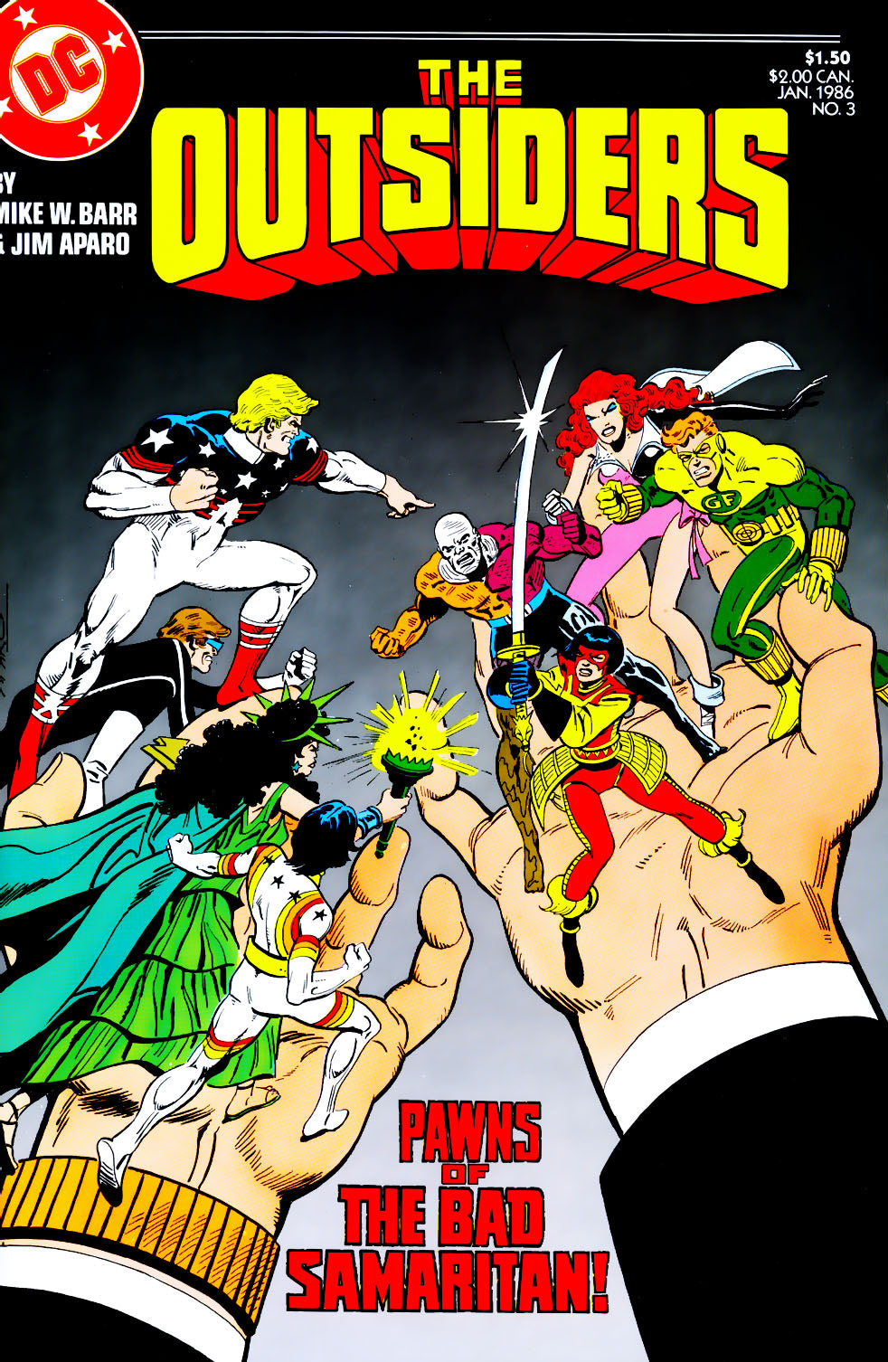 The Outsiders #3 CVR A DC Comics 1985 FN