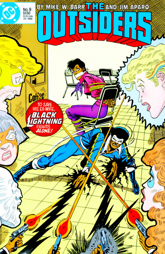 The Outsiders #9 CVR A DC Comics 1986 FN