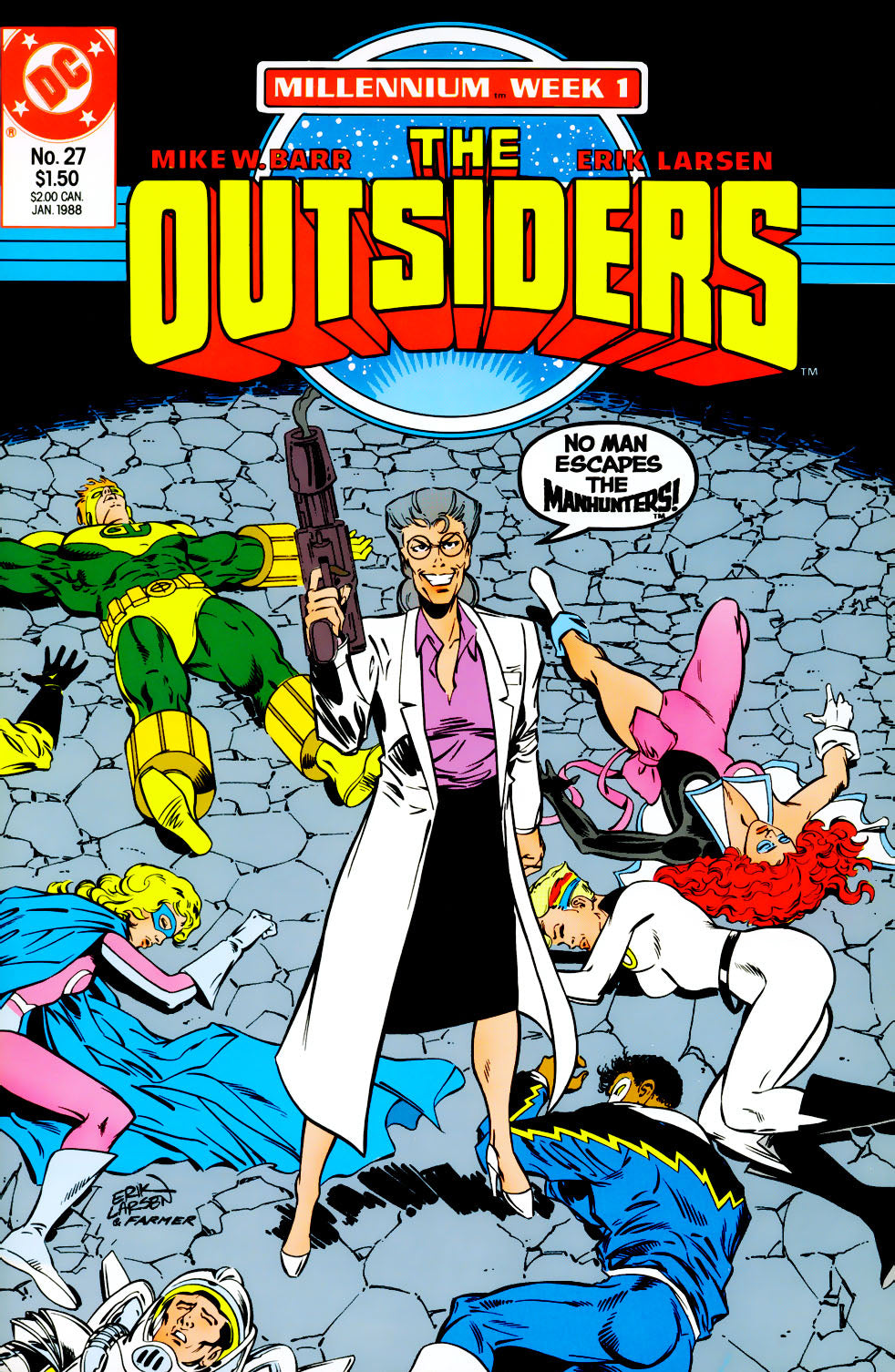 The Outsiders #27 CVR A DC Comics 1987 FN