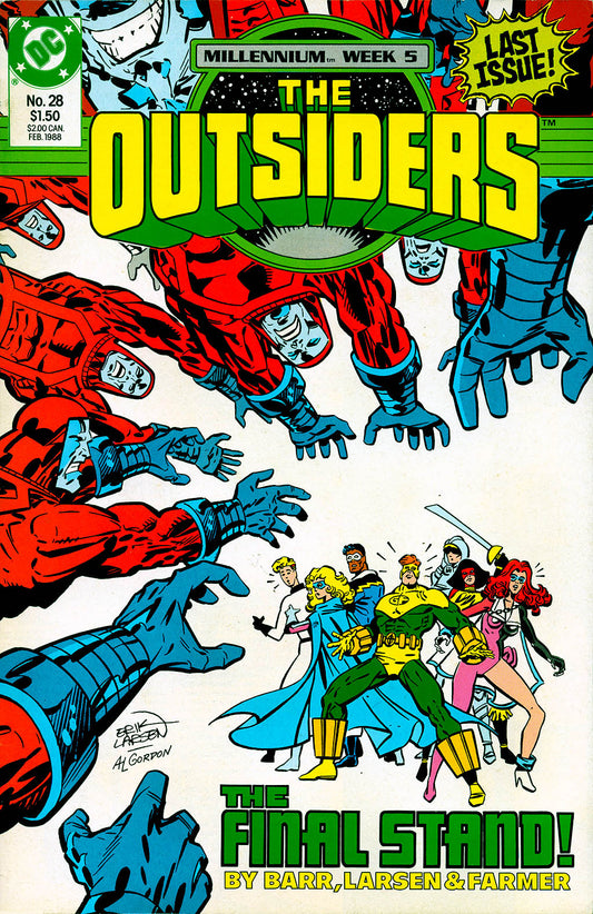 The Outsiders #28 CVR A DC Comics 1987 FN