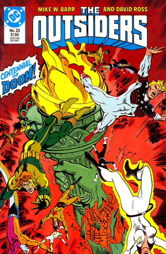 The Outsiders #23 CVR A DC Comics 1987 FN