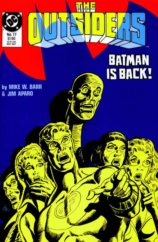 The Outsiders #17 CVR A DC Comics 1986 FN