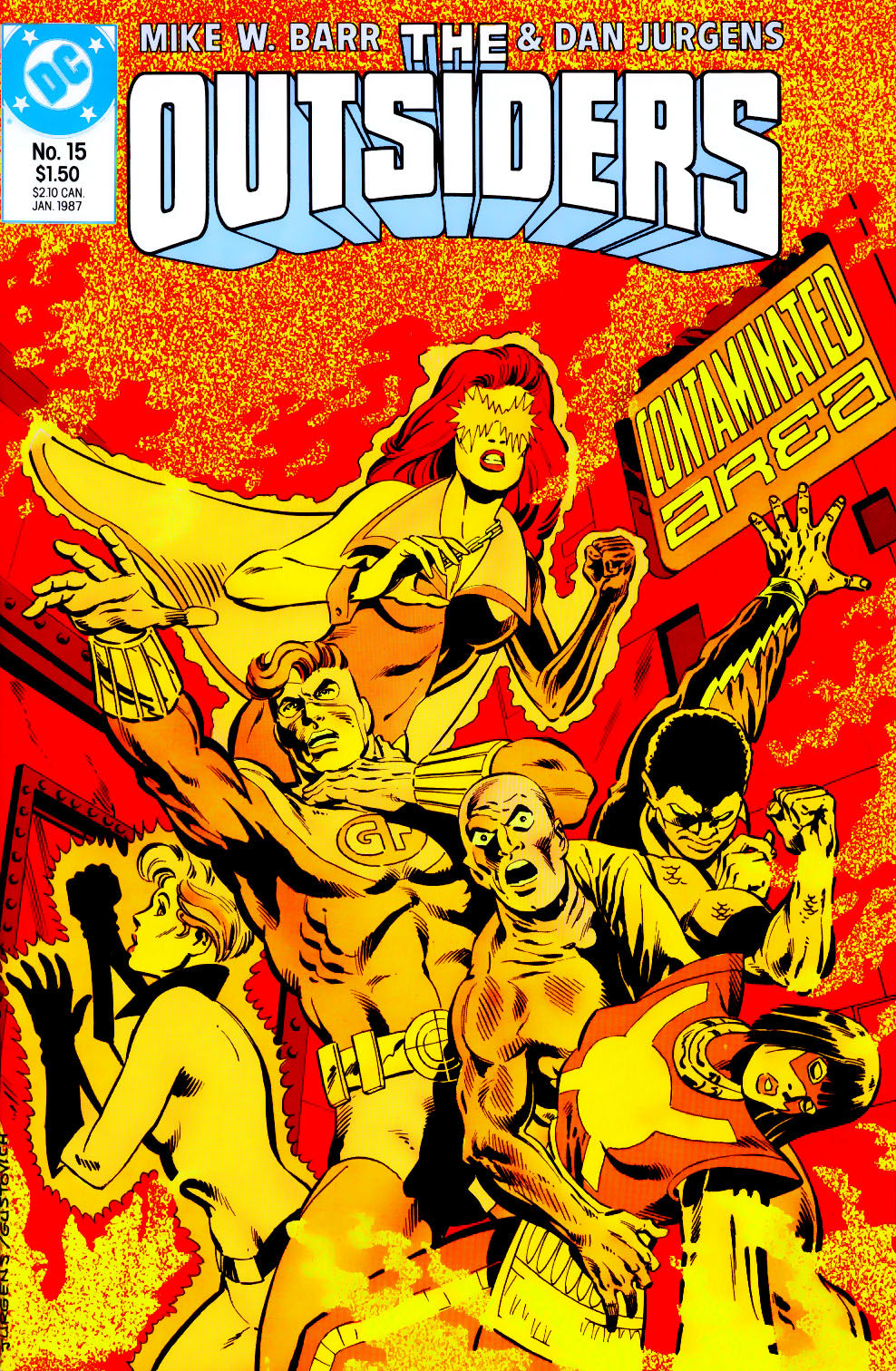 The Outsiders #15 CVR A DC Comics 1986 FN