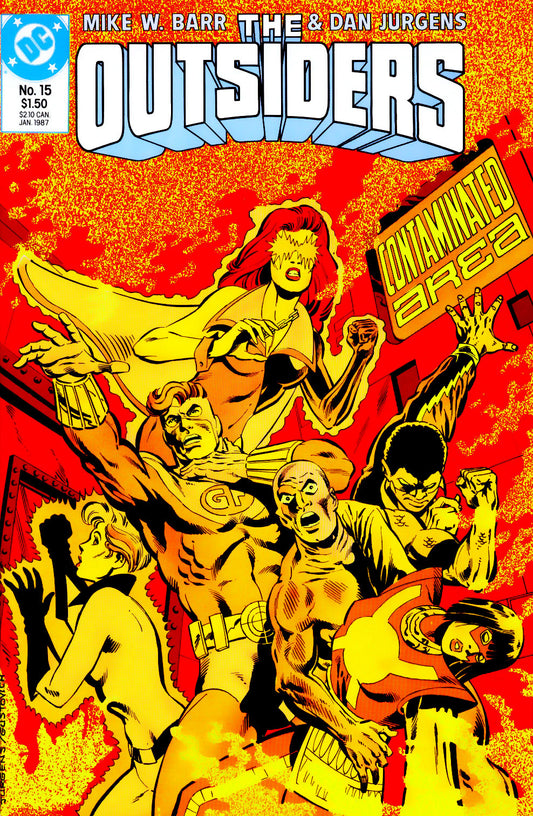 The Outsiders #15 CVR A DC Comics 1986 FN