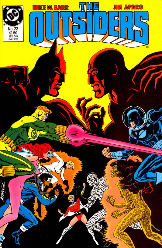 The Outsiders #22 CVR A DC Comics 1987 FN