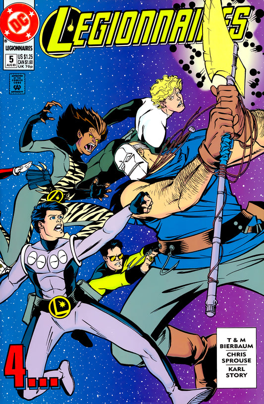 Legionnaires #5 CVR A DC Comics 1993 VF