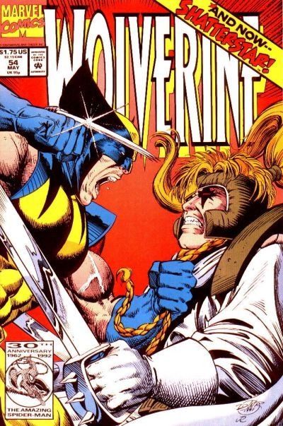 Wolverine #54 CVR A Marvel 1992 FN
