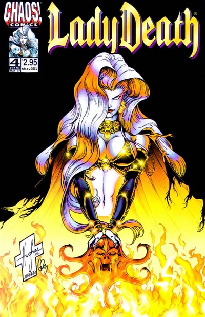 Lady Death: The Crucible #4 CVR A Chaos! Comics 1997 VF