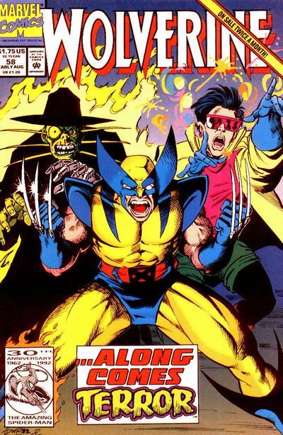 Wolverine #58 CVR A Marvel 1992 FN