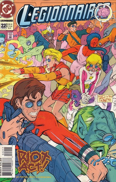 Legionnaires #22 CVR A DC Comics 1994 VF