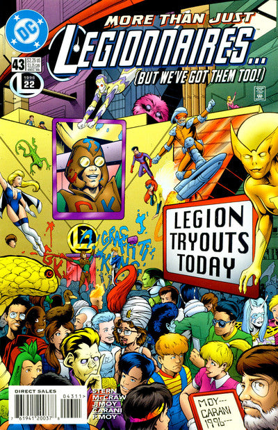 Legionnaires #43 CVR A DC Comics 1996 VF