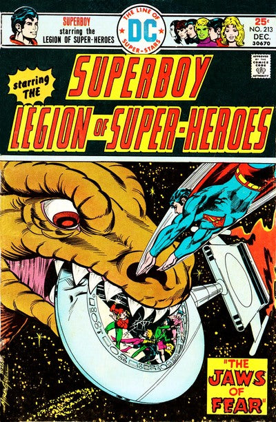 Superboy #213 CVR A DC Comics 1975 FN