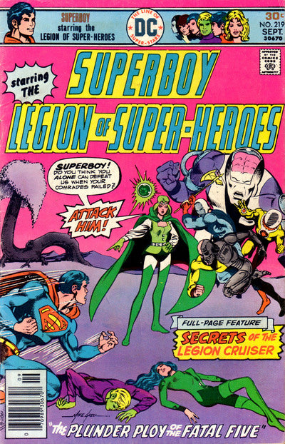 Superboy #219 CVR A DC Comics 1976 FN