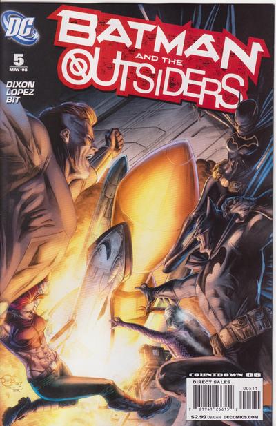 Batman and the Outsiders #5 CVR A DC Comics 2008 FN