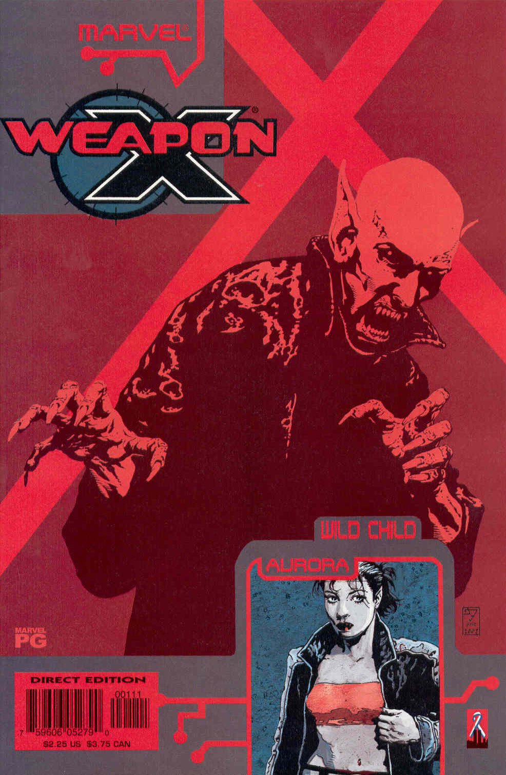 Weapon X: The Draft - Wild Child #1 CVR A Marvel 2002 FN