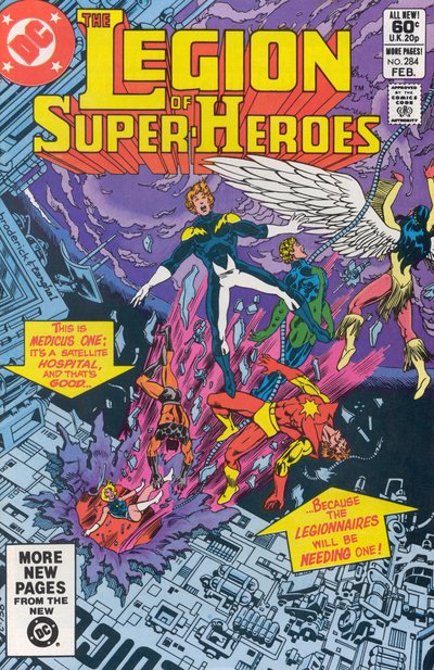 The Legion of Super-Heroes #284 CVR A DC Comics 1982 FN