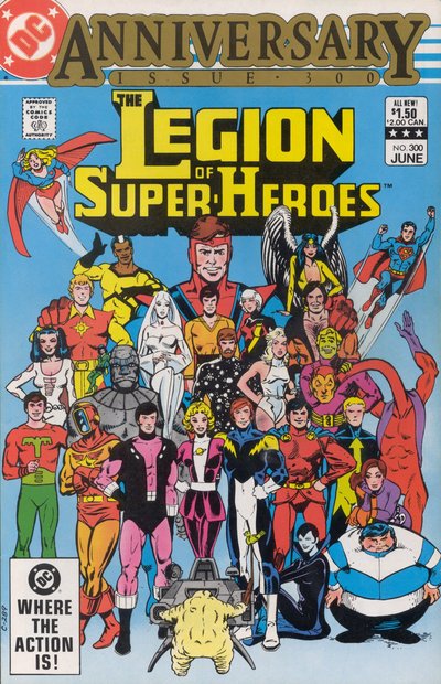 The Legion of Super-Heroes #300 CVR A DC Comics 1983 FN