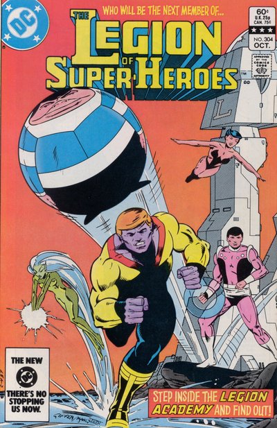 The Legion of Super-Heroes #304 CVR A DC Comics 1983 FN