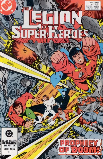 The Legion of Super-Heroes #308 CVR A DC Comics 1984 FN