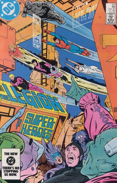 The Legion of Super-Heroes #313 CVR A DC Comics 1984 FN