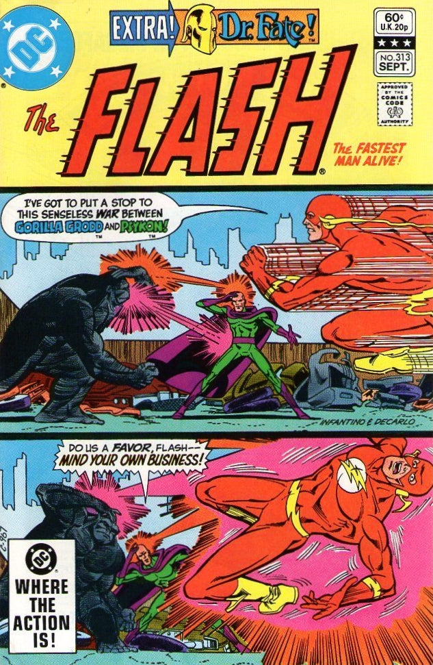 The Flash #313 CVR A DC Comics 1982 VG