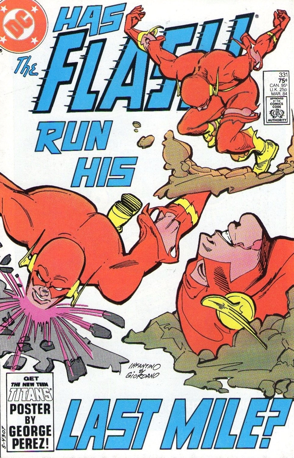 The Flash #331 CVR A DC Comics 1984 VG