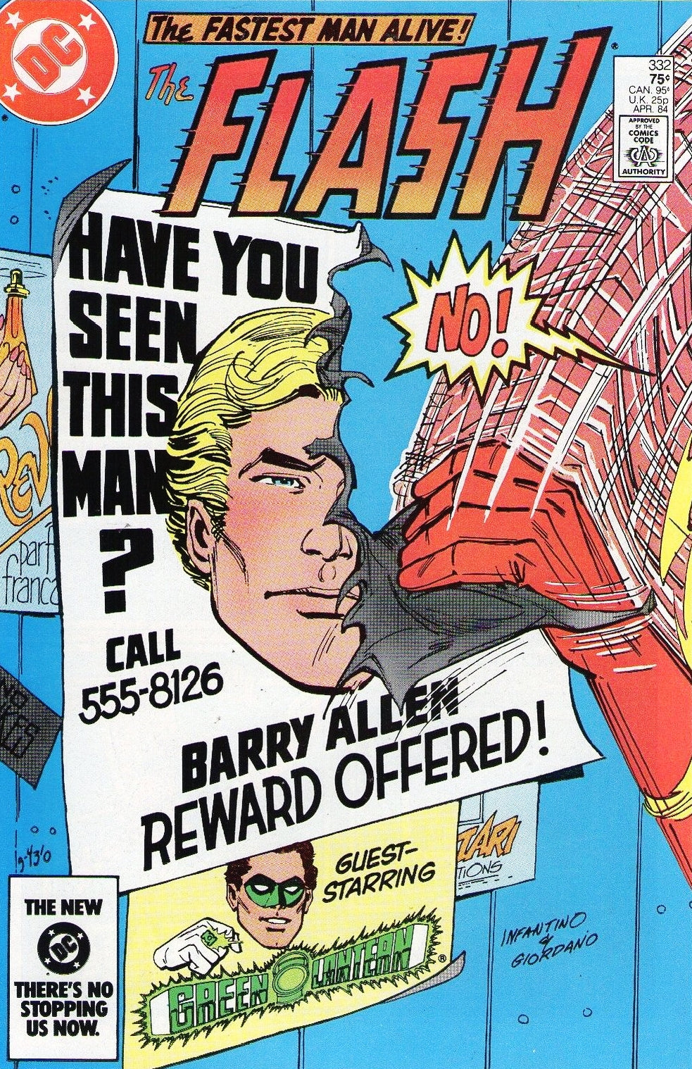 The Flash #332 CVR A DC Comics 1984 VG