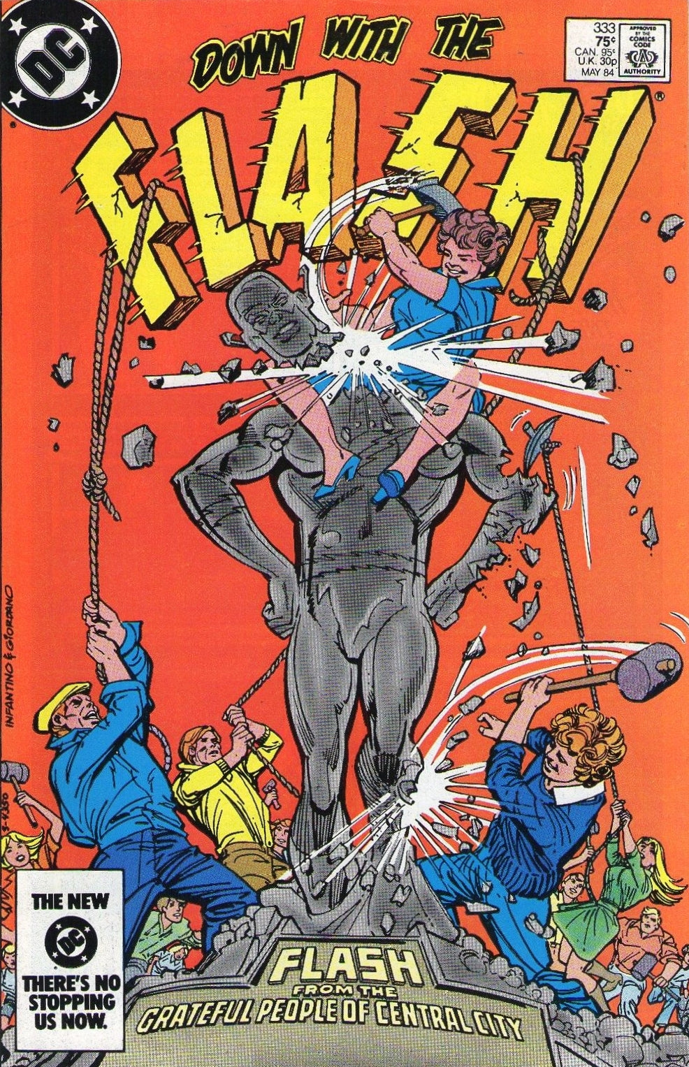 The Flash #333 CVR A DC Comics 1984 VG