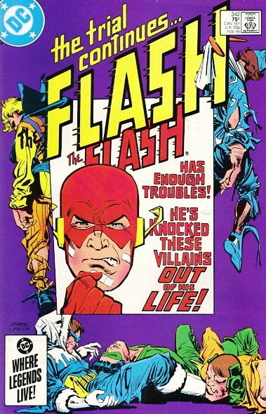 The Flash #342 CVR A DC Comics 1984 VG