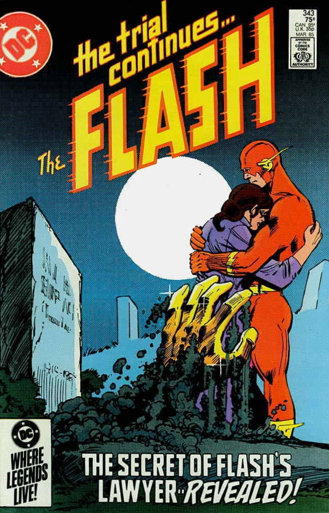 The Flash #343 CVR A DC Comics 1985 VG