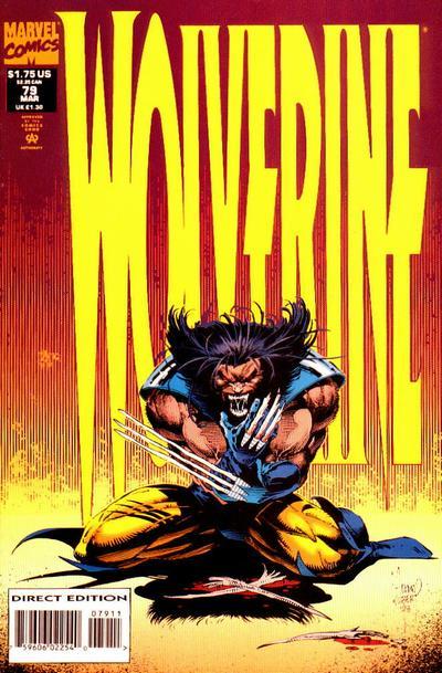 Wolverine #79 CVR A Marvel 1994 FN