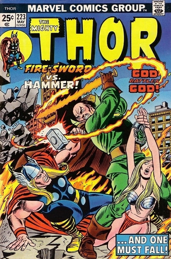 Thor #223 CVR A Marvel 1974 FN