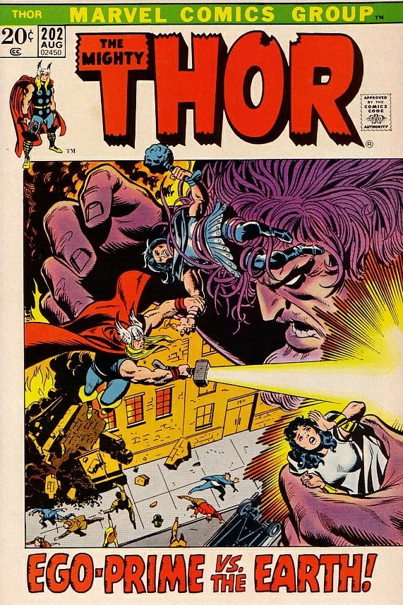 Thor #202 CVR A Marvel 1972 FN