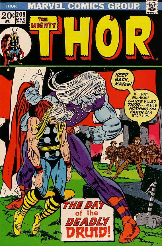 Thor #209 CVR A Marvel 1973 FN