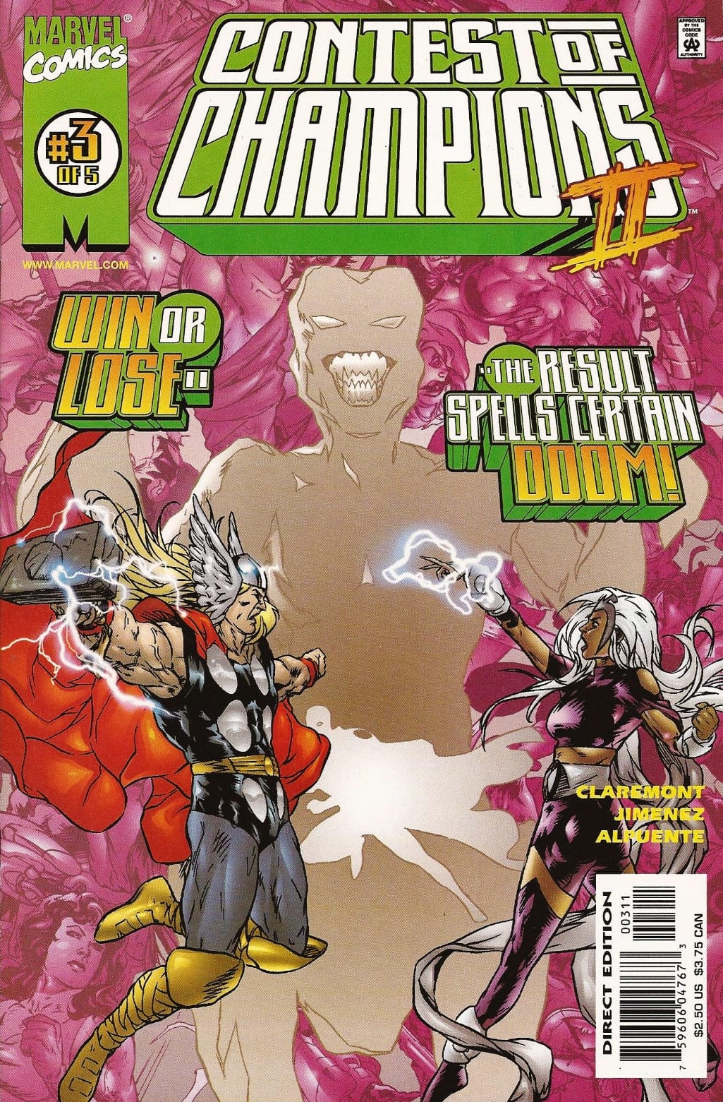 Contest of Champions II #3 - CVR A (VF)
