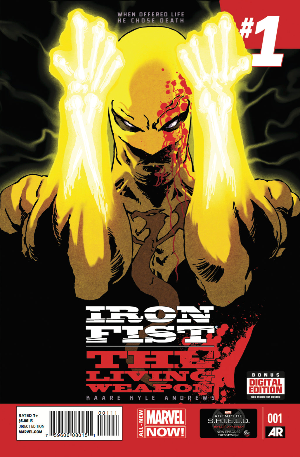 Iron Fist: The Living Weapon #1 CVR A Marvel 2014 VF
