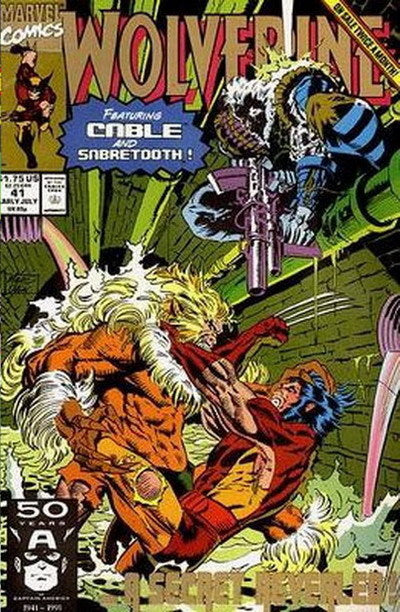 Wolverine #41 CVR A Marvel 1991 FN