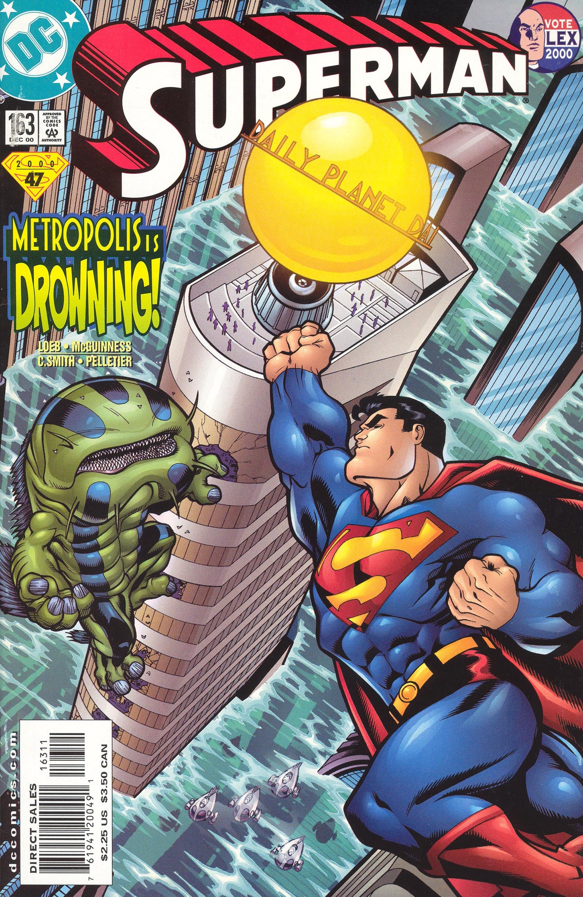 Superman #163 CVR A DC Comics 2000 VG