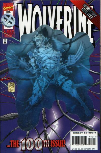 Wolverine #100 CVR B Marvel 1996 FN