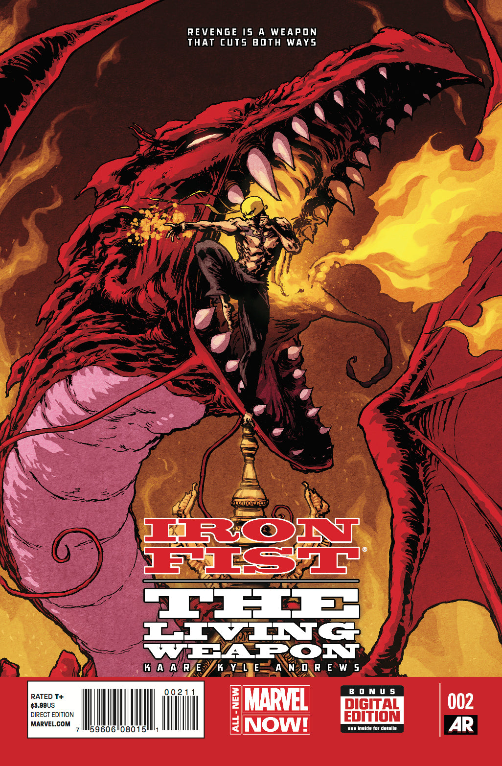 Iron Fist: The Living Weapon #2 CVR A Marvel 2014 VF