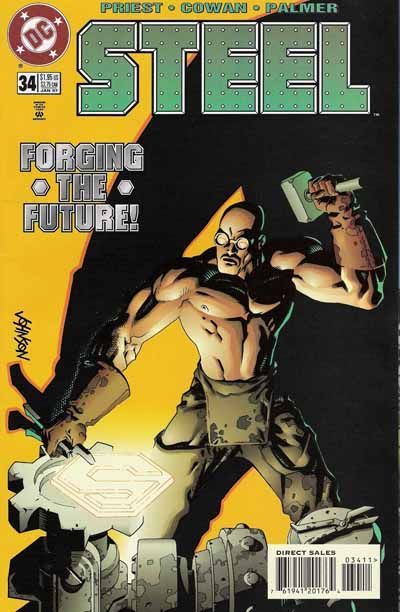 Steel #34 CVR A DC Comics 1997 FN