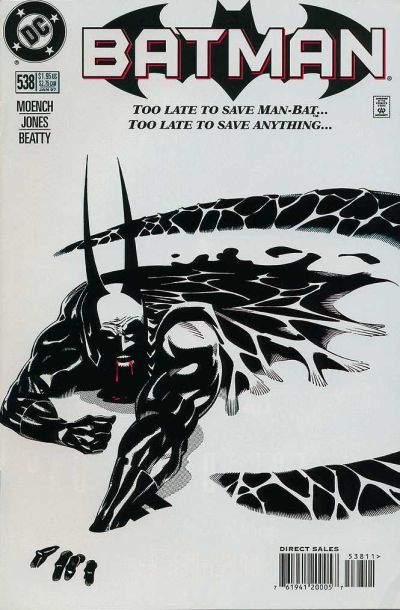Batman #538 CVR A DC Comics 1997 FN