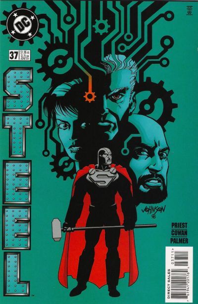 Steel #37 CVR A DC Comics 1997 FN